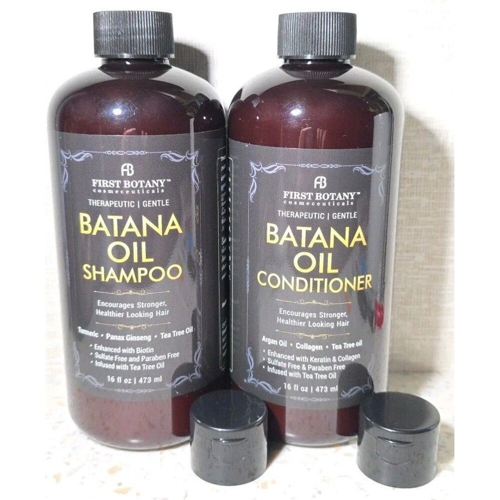 First Botany Batana Oil Gentle Shampoo & Conditioner 16 fl oz each 06/2027